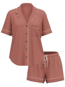 Піжама Victoria's Secret Modal Soft Short Pajama Set Vintage Rose
