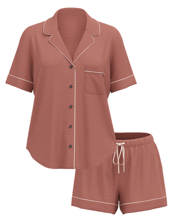 Пижама Victoria's Secret Modal Soft Short Pajama Set Vintage Rose