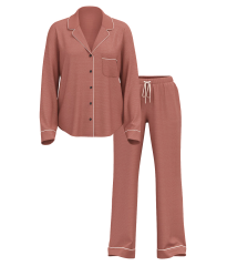 Піжама Modal Long Pajama Set Vintage Rose
