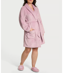 Плюшевий халат Short Cozy Robe Violet Pearl