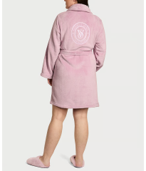 Плюшевий халат Short Cozy Robe Violet Pearl