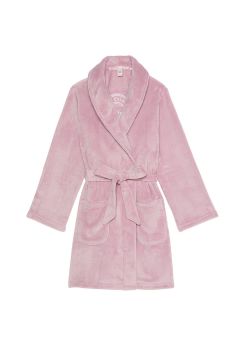 Плюшевий халат Short Cozy Robe Violet Pearl