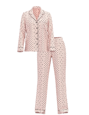 Піжама Modal Soft Long Pajama Set Pink Dot