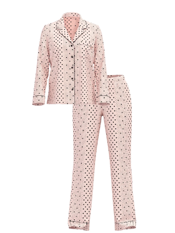 Піжама Modal Soft Long Pajama Set Pink Dot