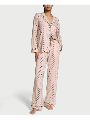 Піжама Modal Soft Long Pajama Set Pink Dot