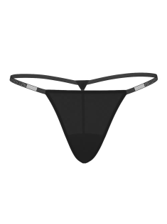Трусики Scattered Shine Strap V-String Panty Black
