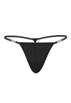 Трусики Scattered Shine Strap V-String Panty Black