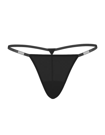 Трусики Scattered Shine Strap V-String Panty Black