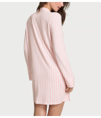 Сорочка для сну Modal Soft Button-Front Sleepshirt Blossom Stripes