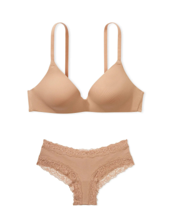 Комплект білизни Body by Victoria Praline Nude Lightly Lined Demi Flexfactor Bra set