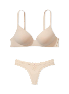 Комплект белья Body by Victoria Lightly Lined Demi Flexfactor Nude Bra set