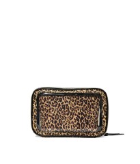Косметичка 3в1 Victoria's Secret Travel Trio Makeup Bag Leopard Brown