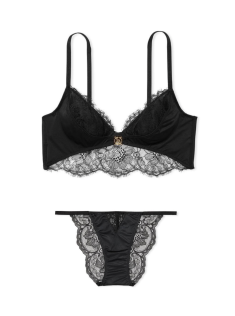 Комплект білизни Victoria Secret Very Sexy Black Lace bustier