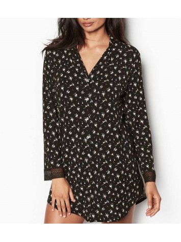 Нічна сорочка VS Modal Sleepshirt Flower print