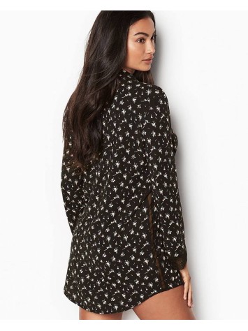 Нічна сорочка VS Modal Sleepshirt Flower print