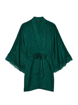 Сатиновий халат Вікторія Сикрет Flounce Satin Robe