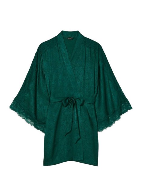 Сатиновый халат Виктория Сикрет Flounce Satin Robe