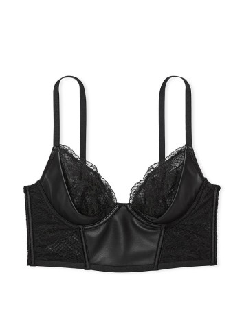 Комплект білизни Very Sexy Faux Leather Fishnet