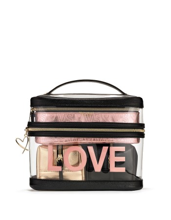 Набір косметичок VICTORIA'S SECRET LOVE 4-in-1 Beauty Bag Set