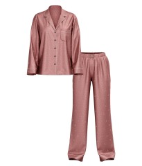 Пижама Glazed Satin Dew Drop Long Pajama Set Vintage Rose