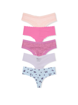 Набор трусиков 5-Pack No-Show Thong Panties Color