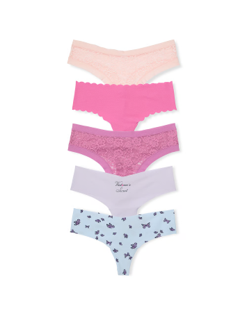 Набір трусиків 5-Pack No-Show Thong Panties Color