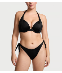 Купальник Knotted Sexy Tee Push-Up Bikini Top Set Black