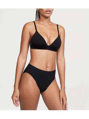 Трусики Stretch Cotton High-Leg Brief Panty Black