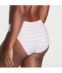 Трусики Stretch Cotton High-Leg Brief Panty Pink Stripe
