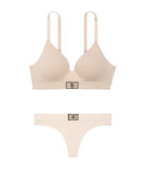 Комплект білизни Shine Patch Lightly Lined Wireless Bra Set Marzipan