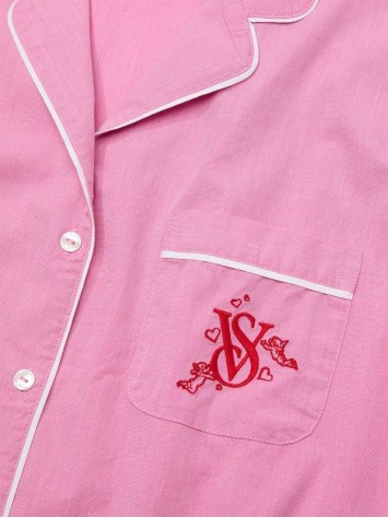 Піжама Heritage Cotton Long Pajama Set Pink