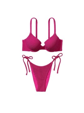 Купальник Shimmer Icon Side-Tie Brazilian Bikini Bottom Set 