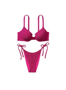 Купальник Shimmer Icon Side-Tie Brazilian Bikini Bottom Set 