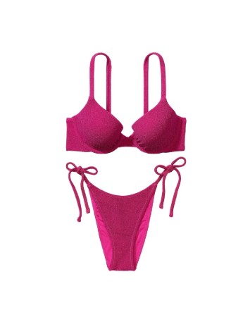 Купальник Shimmer Icon Side-Tie Brazilian Bikini Bottom Set 