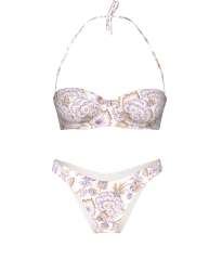 Купальник Essential Uplift Strapless Bikini Top Set Violet Floral