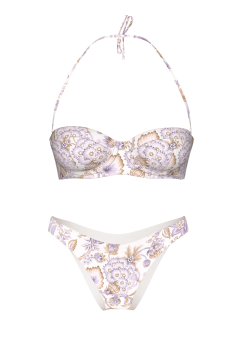 Купальник Essential Uplift Strapless Bikini Top Set Violet Floral