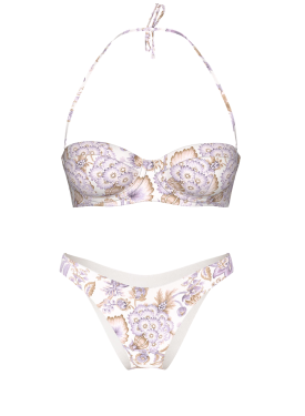 Купальник Essential Uplift Strapless Bikini Top Set Violet Floral
