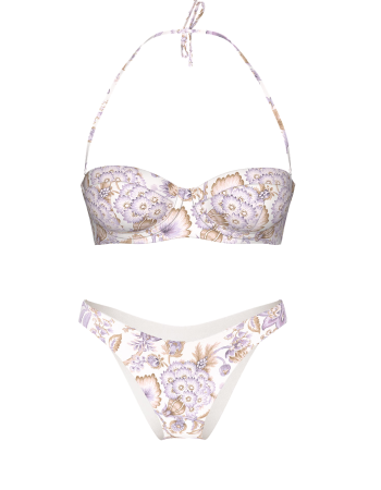 Купальник Essential Uplift Strapless Bikini Top Set Violet Floral