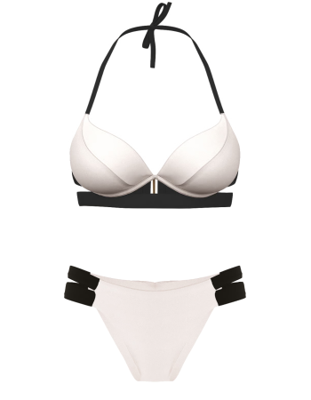 Купальник Archives Essential Banded Push-Up Bikini Top Set White