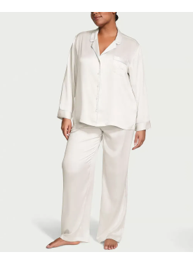 Пижама Glazed Satin Long Pajama Set Bride