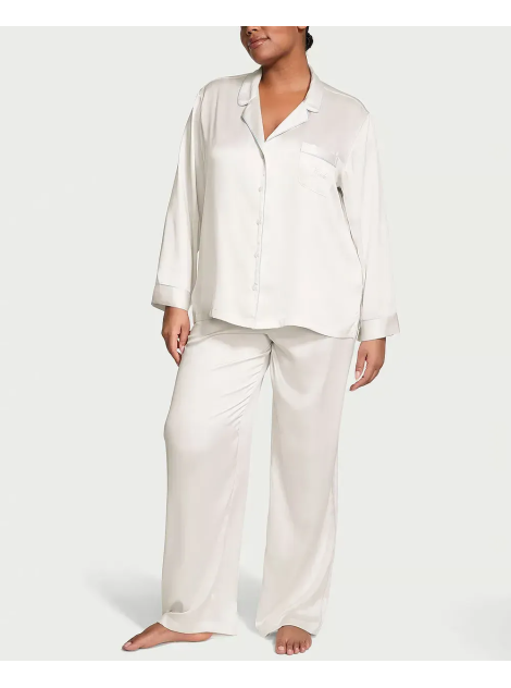 Пижама Glazed Satin Long Pajama Set Bride
