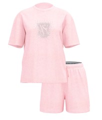 Піжама Rhinestone Graphic Cotton Short Pyjama Set