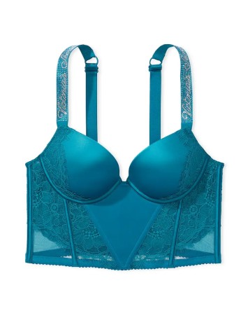 Бюстьє Very Sexy Shine Strap Lace Push-Up Corset Top Bra Evening Tide