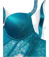 Бюстьє Very Sexy Shine Strap Lace Push-Up Corset Top Bra Evening Tide