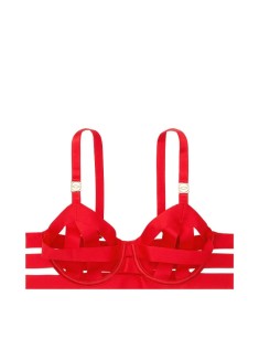 Бюстгальтер Victoria’s Secret Very Sexy LUXE LINGERIE Unlined Strappy Demi Bra Red