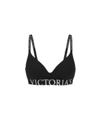 Комплект білизни Cotton Exploded Logo Lightly Lined Wireless Bra Black Set
