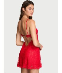 Пеньюар Dream Angels Twinkle Strap Lace Mini Slip Dress Bright Vermillion