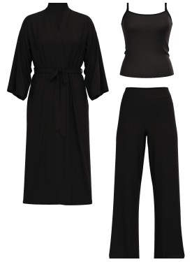 Піжама Black SoSoft Modal 3-Piece PJ Set