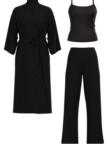 Пижама Black SoSoft Modal 3-Piece PJ Set