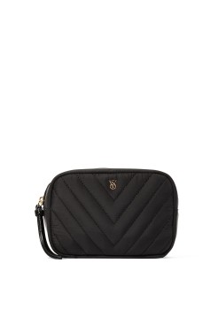 Косметичка Boxy Case Makeup Bag Black V-Quilt